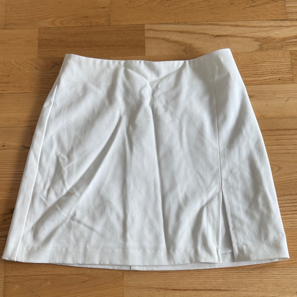 Sunday Best White Mini Skirt 0 xs